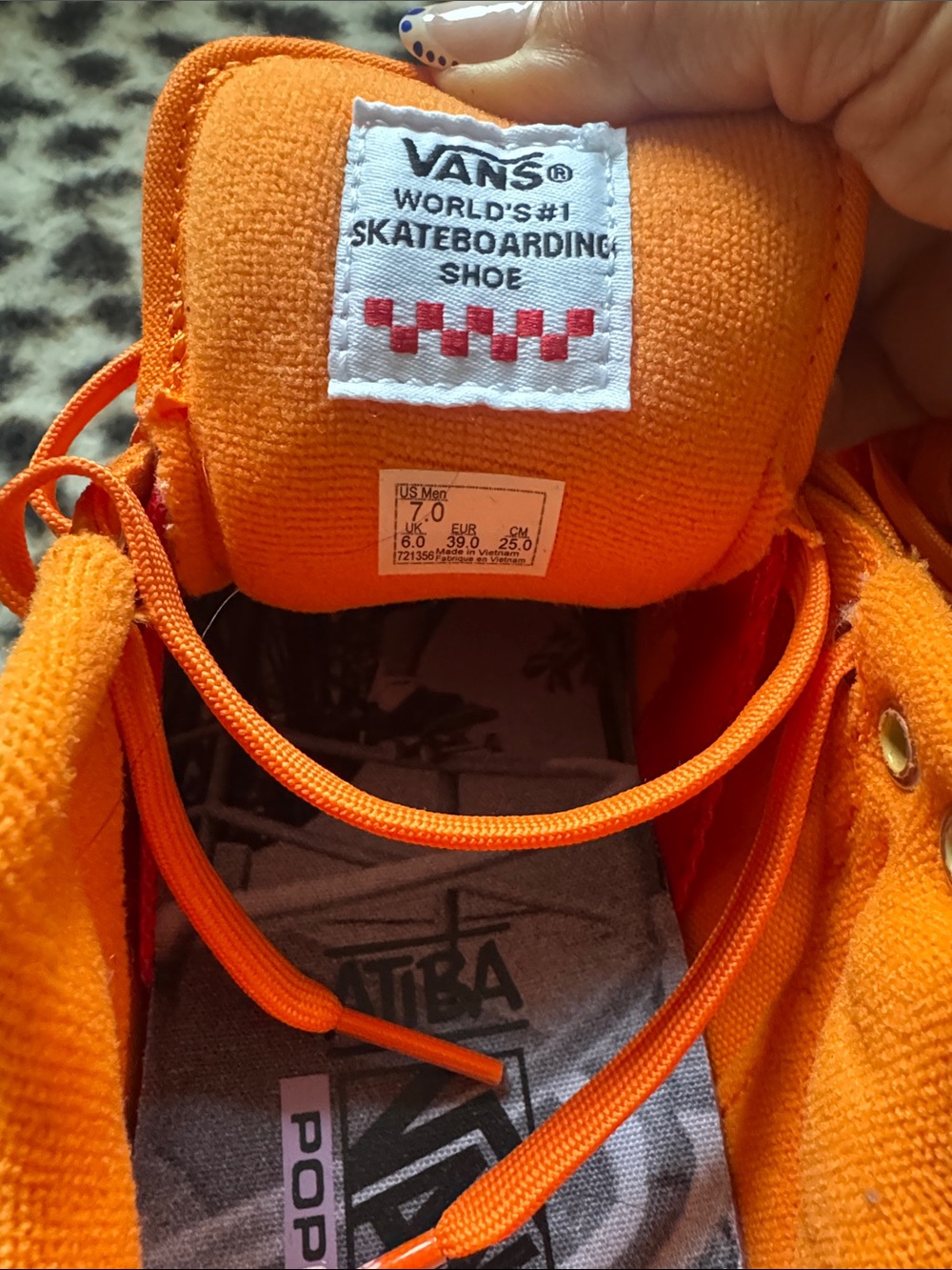 Vans All‑Orange Skate Old Skool 36 Sneakers - Picture 3 of 6